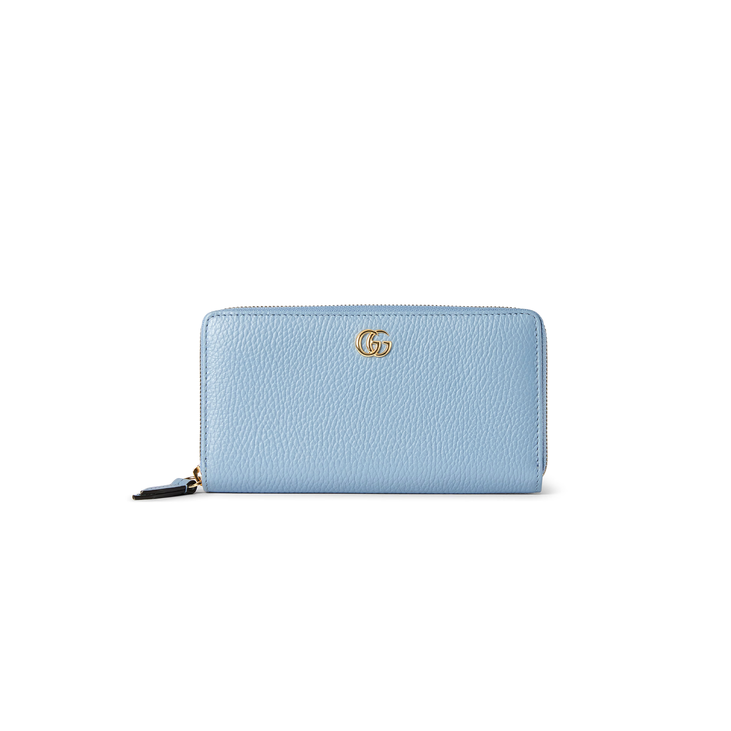 GUCCI BI-COLOR GG MARMONT ZIP AROUND WALLET 456117CAO2G4941 (19*10.5*2cm)